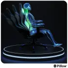 Gaming chair Diablo Chairs X-One 2.0 Normal Size black-blue Photo
