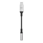 3mk USB-C adapter - 3.5 mm minijack - silver Photo