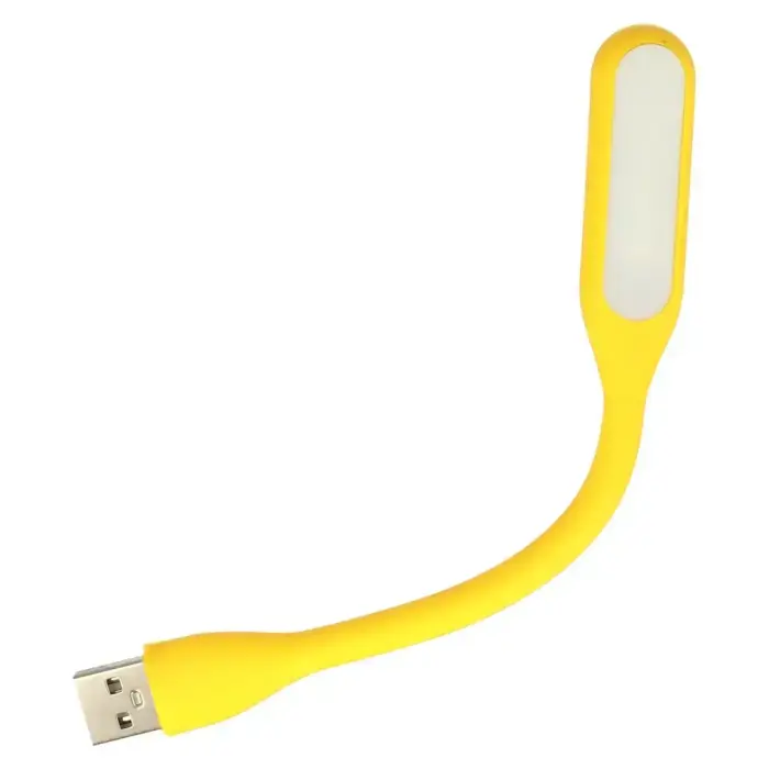 Mini LED Lamp Silicone USB Yellow Photo