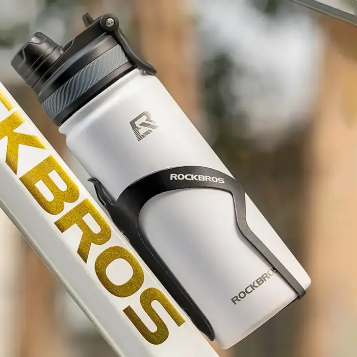 Rockbros 35210029005 thermal bicycle bottle for drinks 550 ml - white Foto 12