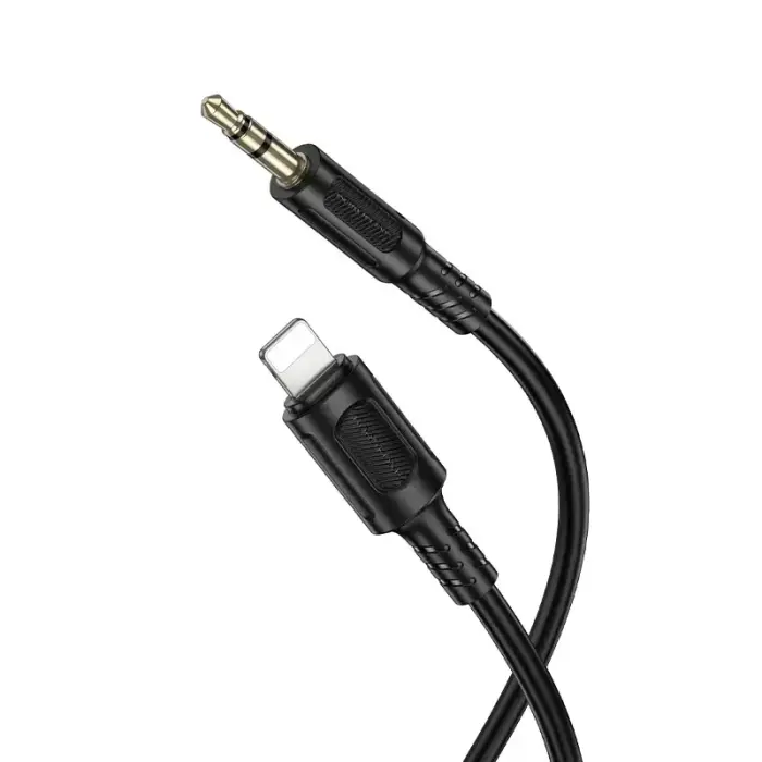 Borofone Cable AUX BL25 Nice - Lightning to jack 3,5mm - 1 metre black Photo