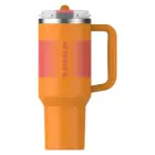 Термокружка с трубочкой The Quencher ProTour Flip Straw Tumbler 1,18 л, оранжевая Фото num