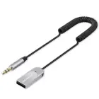 Qoltec Wireless Audio Receiver Adapter HiFi Home&Car | Bluetooth 6.0 | 2 x RCA | 1 x AUX 3.5mm | USB | Microphone Фото num