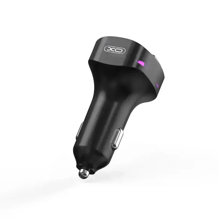 XO transmiter FM BCC12 Bluetooth MP3 car charger 3,1A black Фото num
