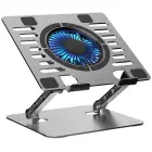 Cooling stand regulated for laptop ART P12 1 x USB A LED aluminium Foto 3