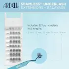 Seamless Undies Underlash Extensions Refill, Balayage Cluster Lashes, Lightweight & Comfortable, up to 5 Applications, Assorted Eyelash Lengths, 32 Foto 3