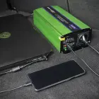 Qoltec Pure Sine Wave Inverter Monolith | battery charger | UPS | 300W | 600W |  12V to 230V Photo