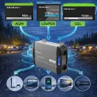 Qoltec Pure Sine Wave Inverter | 12V to 230V | 1500/3000W | LCD | USB | USC-C | Compatible with LiFePO4 GEL AGM  Foto 3