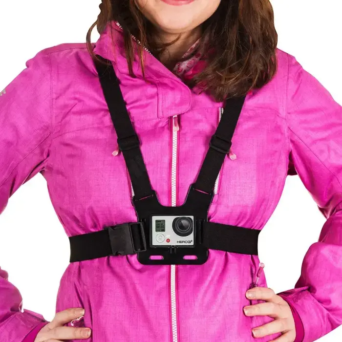 Chest Mount - Chest Harness for GoPro SJCAM Sports Cameras - Black Foto 6