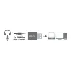 Sound card USB with 3.5 mm TRRS jack Photo