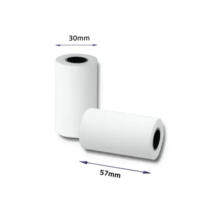 Qoltec Thermal roll 57 x 7 | 55g/m2 | 10pcs | BPA free Photo