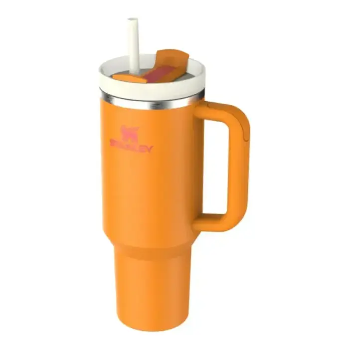 Termokrūze ar salmiņu The Quencher H2.O FlowState Tumbler 1.18L oranža Foto 2