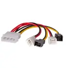 Адаптер Molex|2 x 3-pin 12V|2 x 3-pin 5V AK-CA-34 Фото num