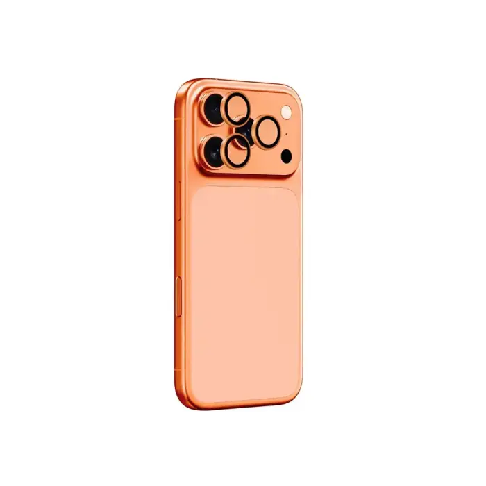 AmazingThing Camera Glass Protector for iPhone 17 Pro | Pro Max - with Orange Frame Foto 2