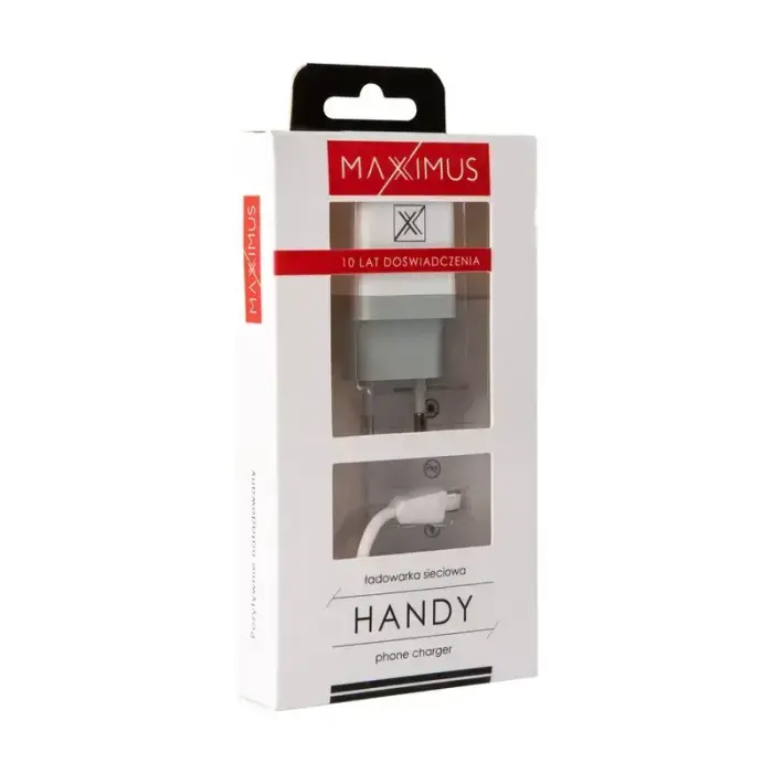 WALL CHARGER MAXXIMUS HANDY 1A + MICRO USB Foto 4
