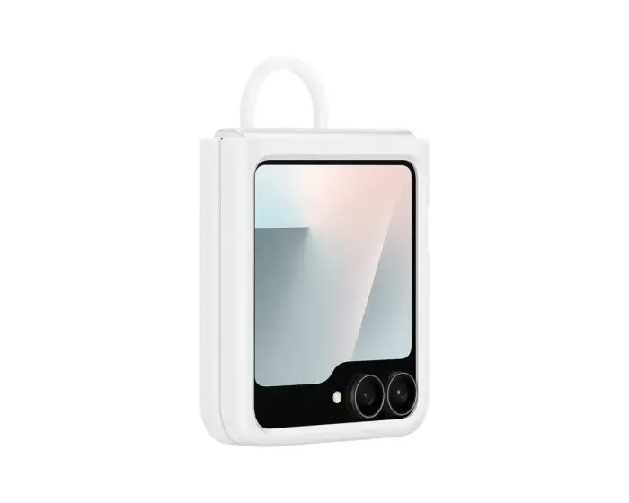EF-PF741TWE Samsung Silicone Cover with Ring for Galaxy Z Flip 6/7 FE White (Damage Package) Фото num