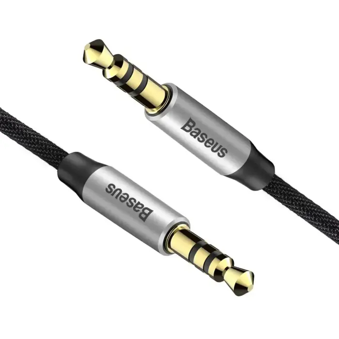 Baseus CAM30-BS1 Premium AUX Cable 3.5 mm -> 3.5 mm 1.0m Grey Photo