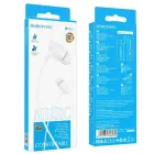 Borofone Earphones BM61 Wanderer with microphone white Фото num