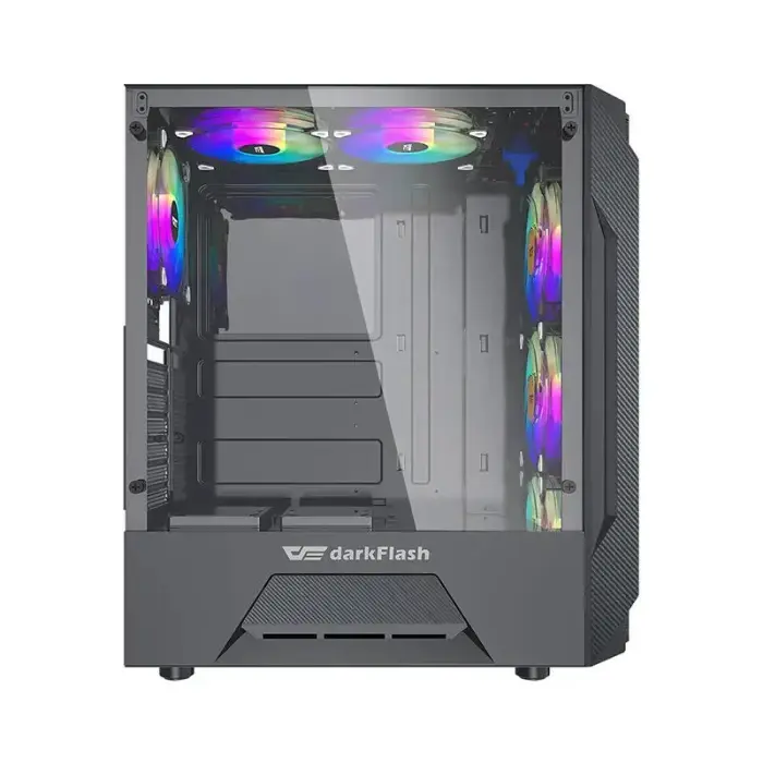 Darkflash LEO Computer case (black) Photo