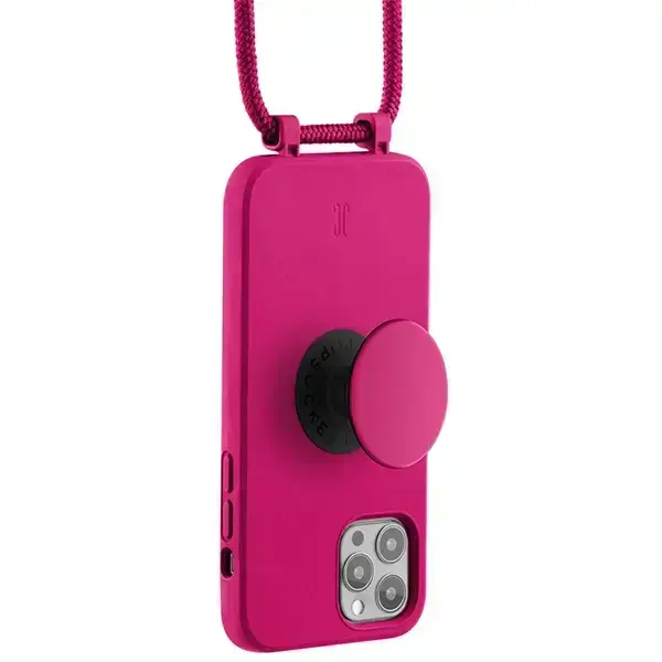 Etui JE PopGrip iPhone 12|12 Pro 6,1" różowy|orchid flower 30090 (Just Elegance) Photo