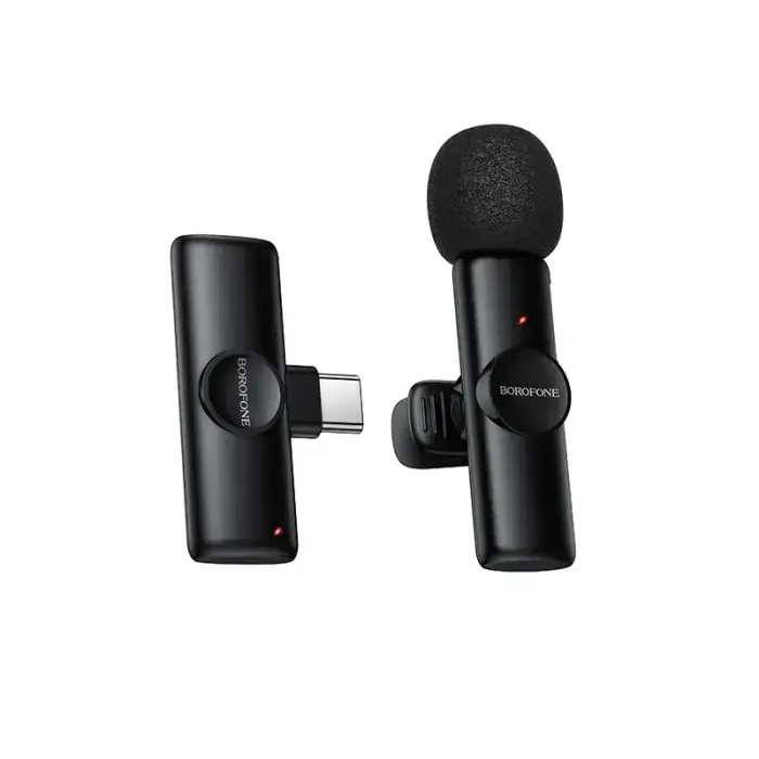 Borofone Lavalier wireless microphone BFK16 Winner Type C black Photo