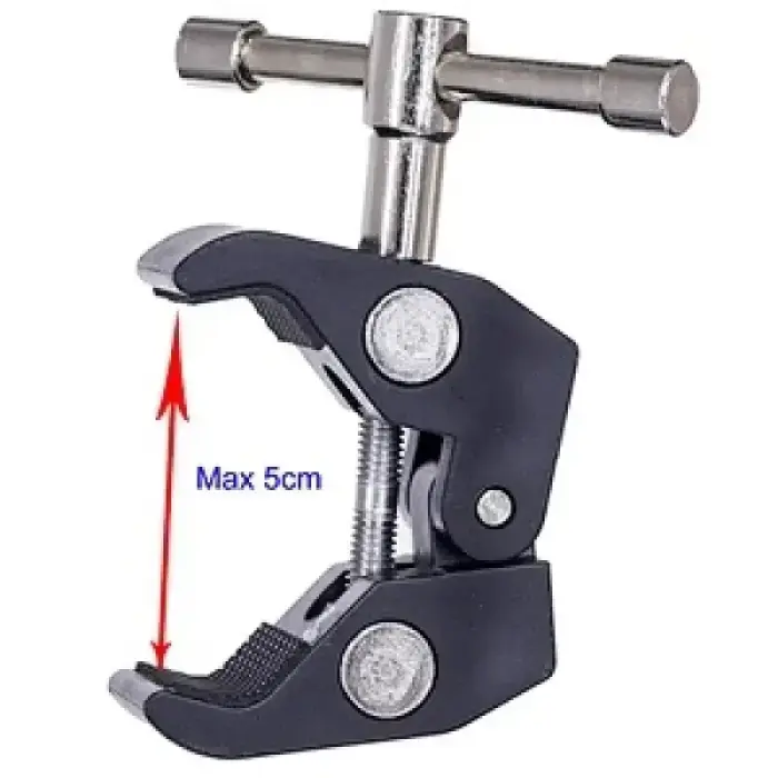 Clamping bracket for mounting accessories with 1/4 and 3/8 inch screw Foto 6