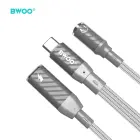 BWOO 2 in 1 Adapter Lightning / Type C to 3.5MM Jack BZ67 Фото num