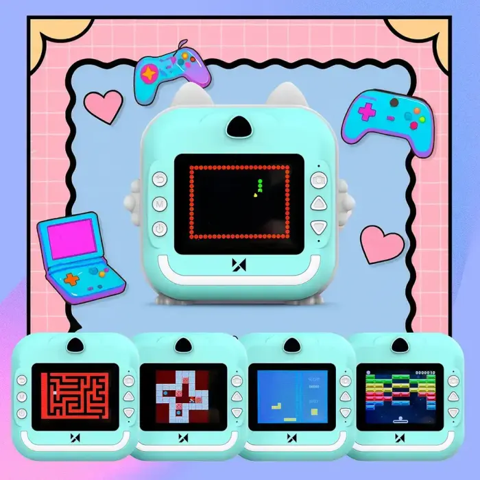 Wozinsky WDT-02 Thermal Printer Camera for Kids - Blue Фото num