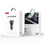 XO transmiter FM BCC12 Bluetooth MP3 car charger 3,1A black Фото num