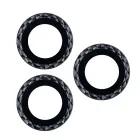 Set of lens glasses for iPhone 12 6,1" black rhombus (2 pcs) Foto 1