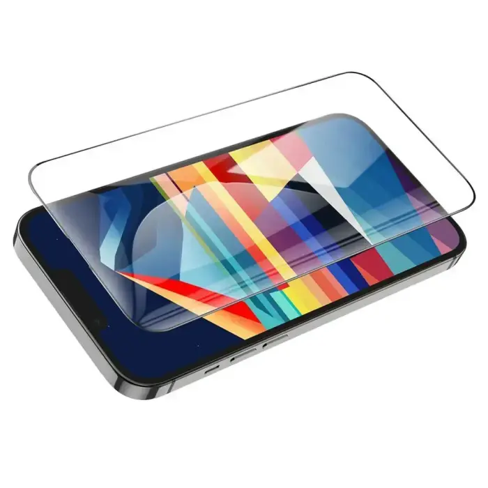 Tempered glass to iPhone 15 PLUS / 16 PLUS Hoco HD 5D Guardian shield 10 pcs G14 black Foto 5