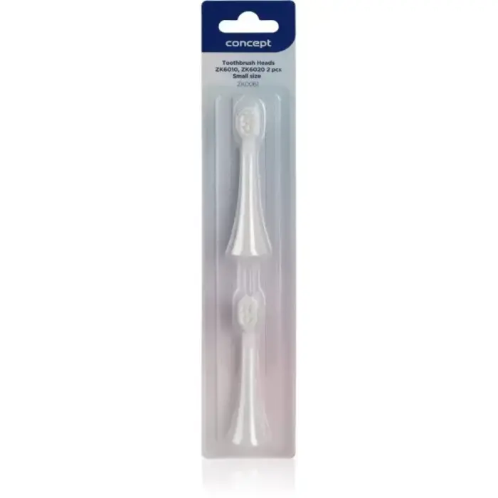 Concept Replacement Heads for Children's Toothbrushes ZK6010, ZK6020 Small ZK0061 2pcs Фото num