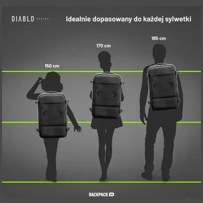 Multifunctional vacuum backpack Diablo Chairs Backpack Air black Photo