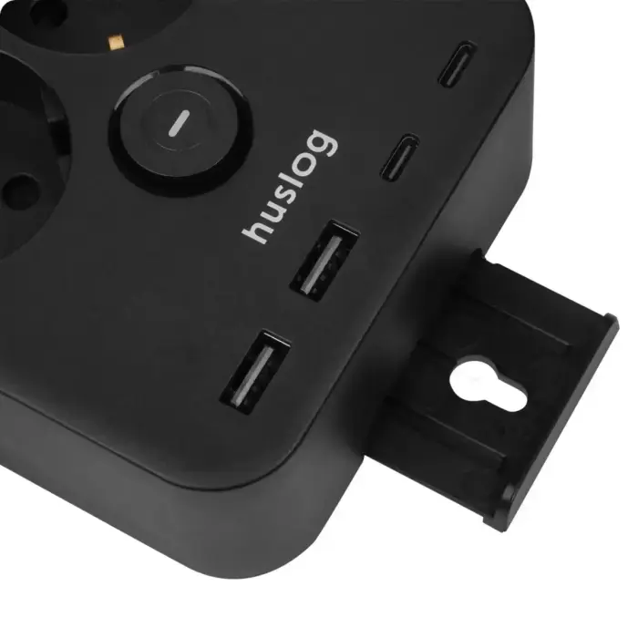 Huslog Power strip with phone holder HUS1055 Фото num