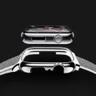 USAMS Pasek z etui Apple Watch 4|5|6|7| SE 44|45mm. czarny|black ZB74IW1 (US-ZB074) Photo