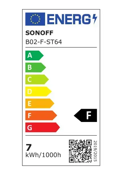 Viedā LED spuldze Sonoff B02-F-ST64 balts Foto 4