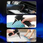 Mini Foldable Handheld Car Vacuum Cleaner with Blower Function - Black Фото num