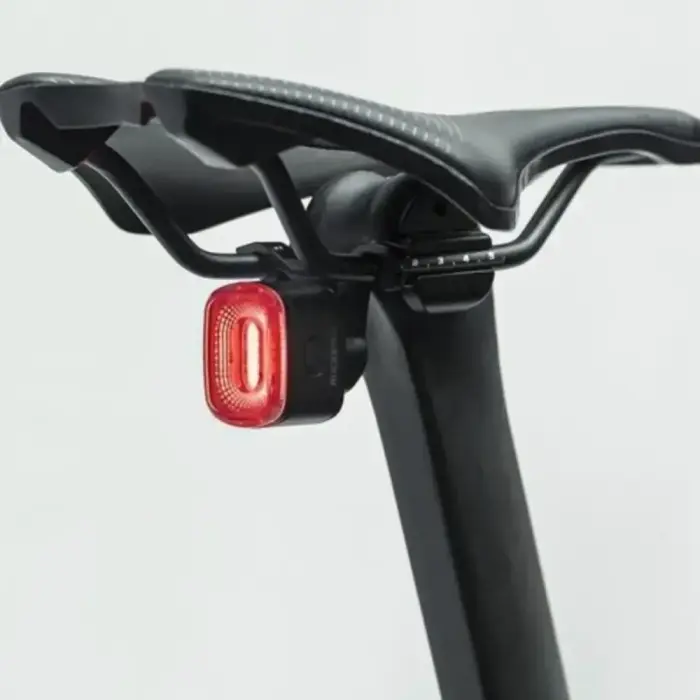Rockbros Q2S LED Rear Bike Light with Smart Stop System + USB-C - USB-A Cable - Black Фото num