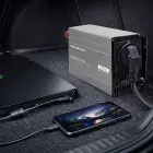 Qoltec MS Wave Voltage Converter | 12V to 230V | 300/600W | USB | Compatible with LiFePO4, GEL and AGM batteries Foto 9