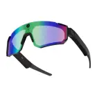 Colmi V06 AI Sports Sunglasses (Black with Blue Lenses) Фото num