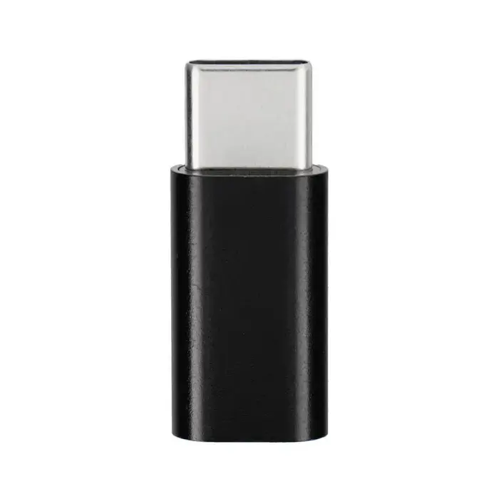 Adapter Micro USB to Type C Blue Star - black Photo