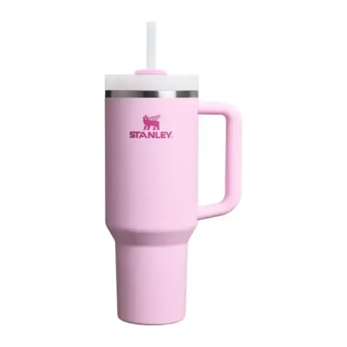 Termokrūze ar salmiņu The Quencher H2.O FlowState Tumbler 1.18L rozā Foto 1