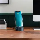 Lexon City Energy Pro 10W Wireless Charger with Bluetooth Speaker dark blue LD145DB Foto 7