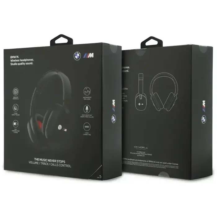 Over-ear headphones BMW Printed Logos      Bluetooth black Foto 5