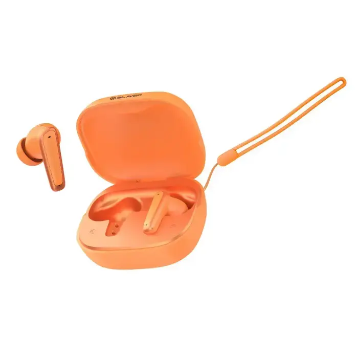 Blavec Bluetooth TWS Earphones BW-07 Live with LCD display (BW07L-O) orange Foto 2