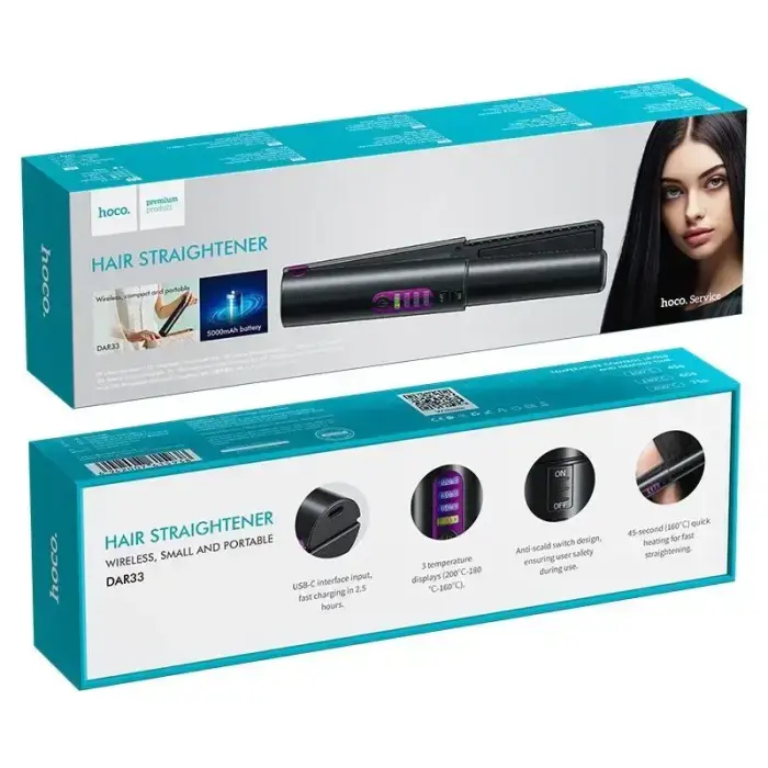 Hair straightener Hoco DAR33 gray Фото num