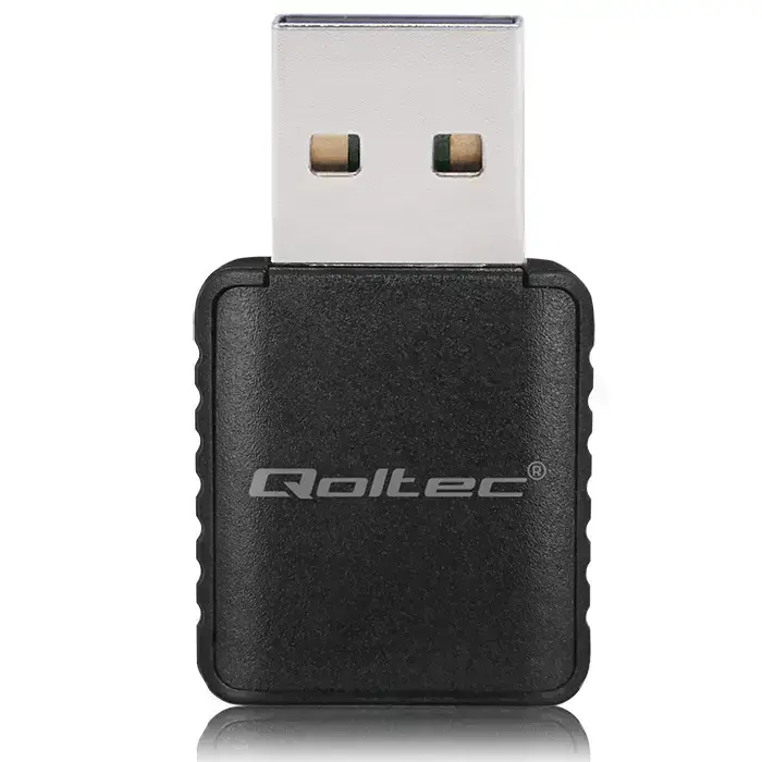 Qoltec Wireless Ultra fast DUAL mini WiFi adapter 2 x 2dBi  | Standard AC | USB 3.0 | 1300Mbps Фото num