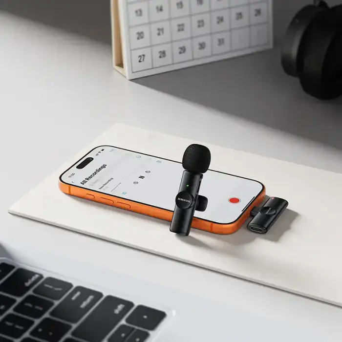 Borofone Lavalier wireless microphone BFK16 Winner Type C black Photo