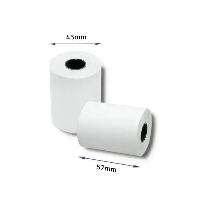 Qoltec Thermal roll 57 x 20 | 55g / m2 | 10 pcs. | BPA free Foto 3