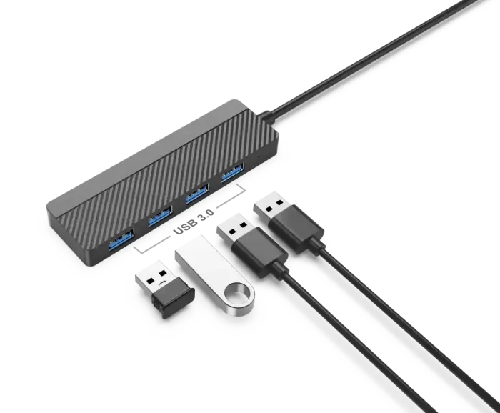 EGA H2 USB-C to 4 x USB 3.0 splitter 5 Gbps black (EU Blister) Фото num